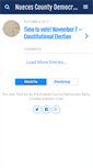 Mobile Screenshot of nuecesdemocrats.org